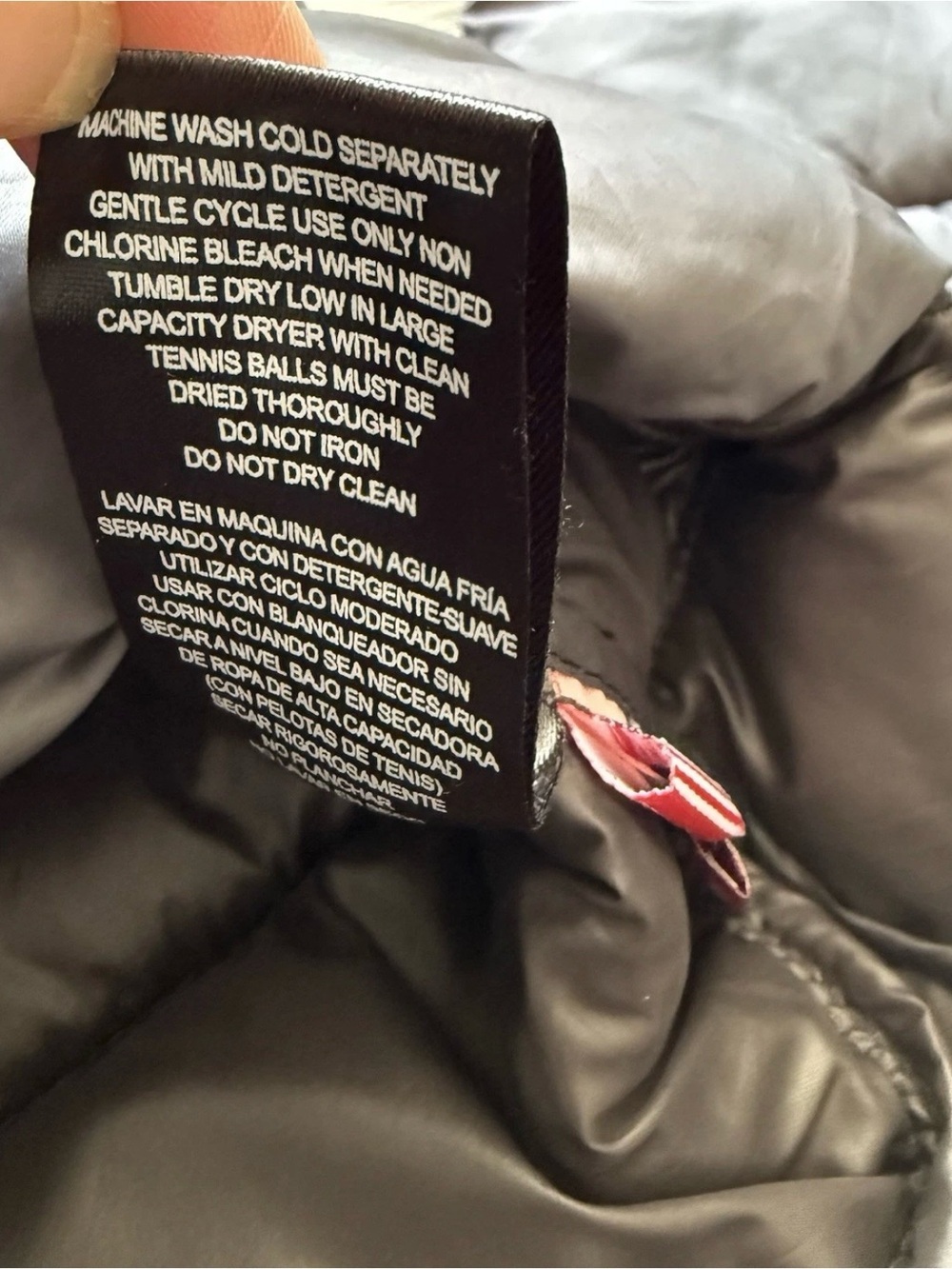 Hawke & Co Men’s S Hooded Quilted Lightweight Puffer Jacket Charcoal Gray EUC - Picture 9 of 9